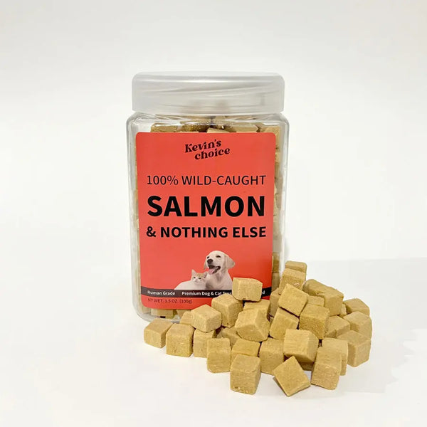 100% wild caught salmon dog and cat treat