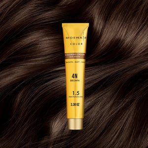 4N Brown Hair Color - Moehair USA Inc.