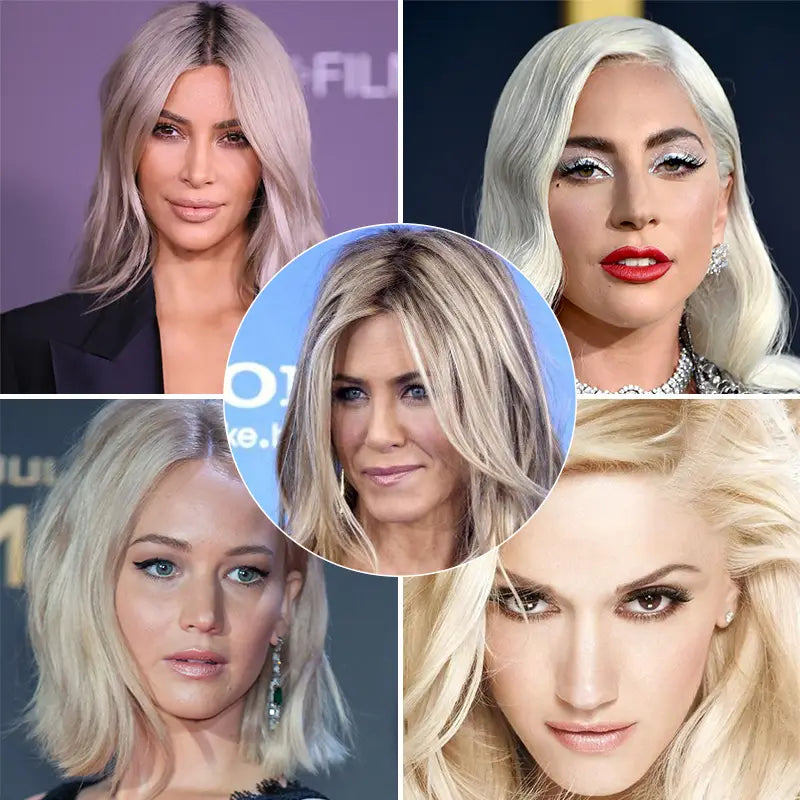 Celebrities with ash blonde