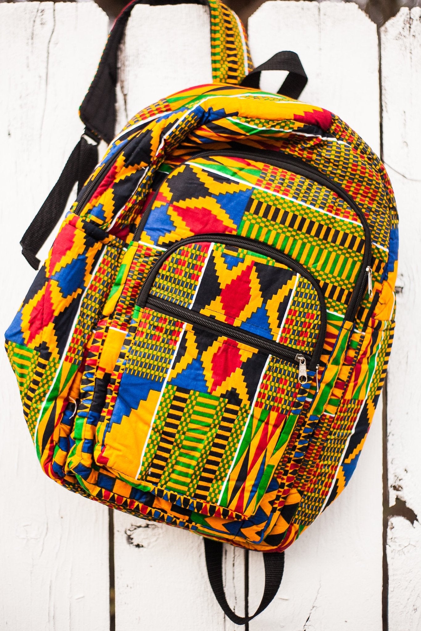 african kente backpack