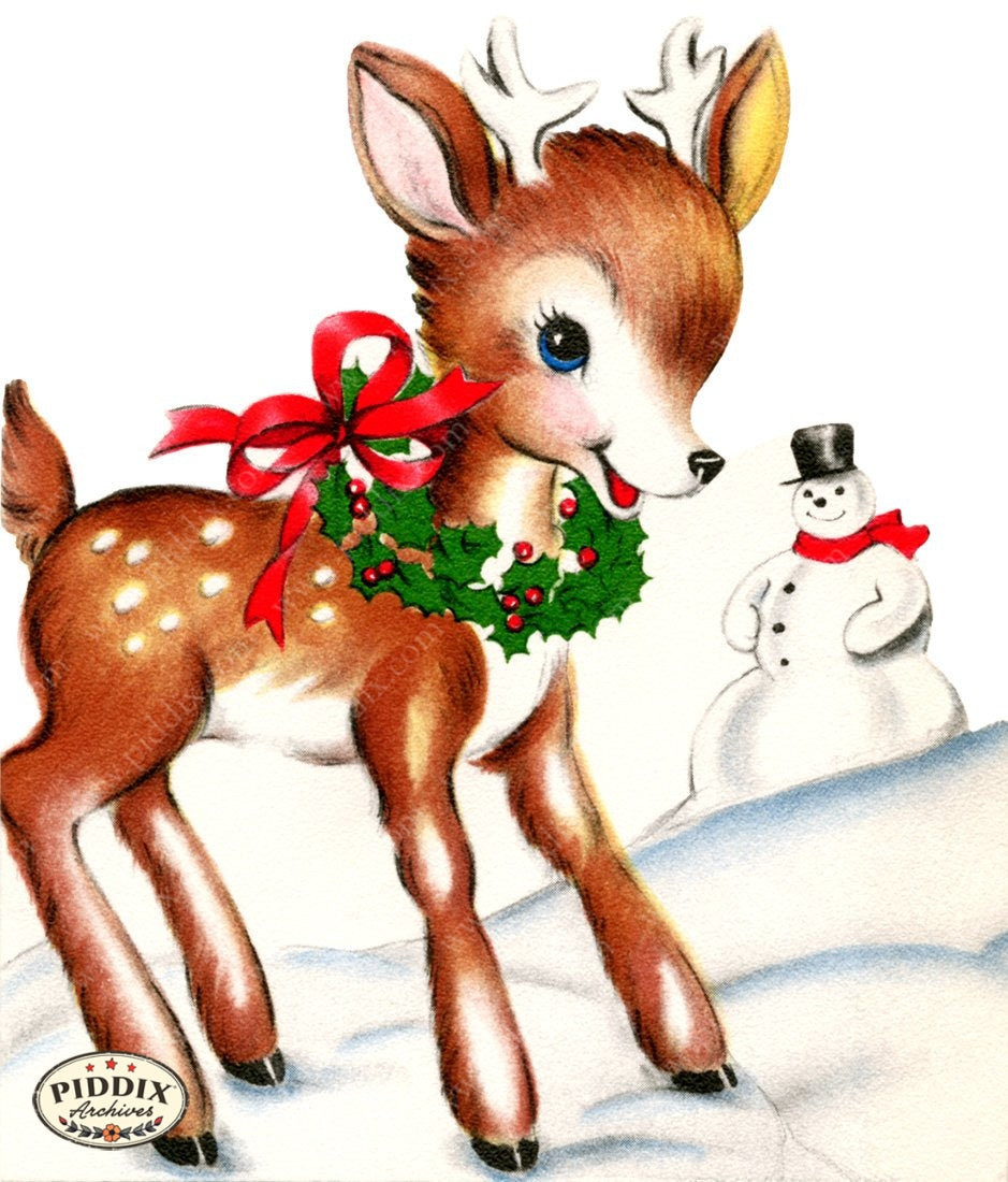 PDXC3496 -- Christmas Deer - piddix