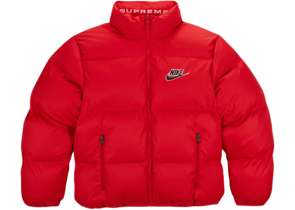 Supreme Nike Reversible Puffy Jacket Red