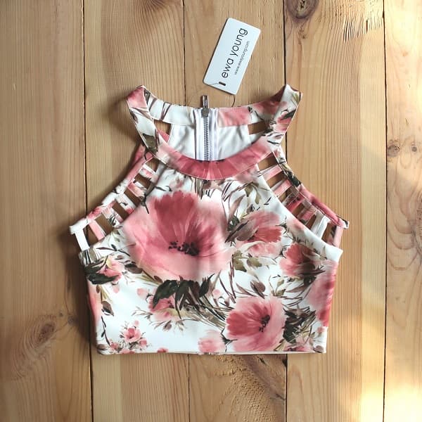 Combo of 3 Floral Crop Tops – ewa young
