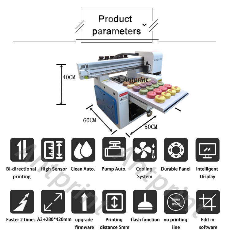 wedding french macarons printer parameter