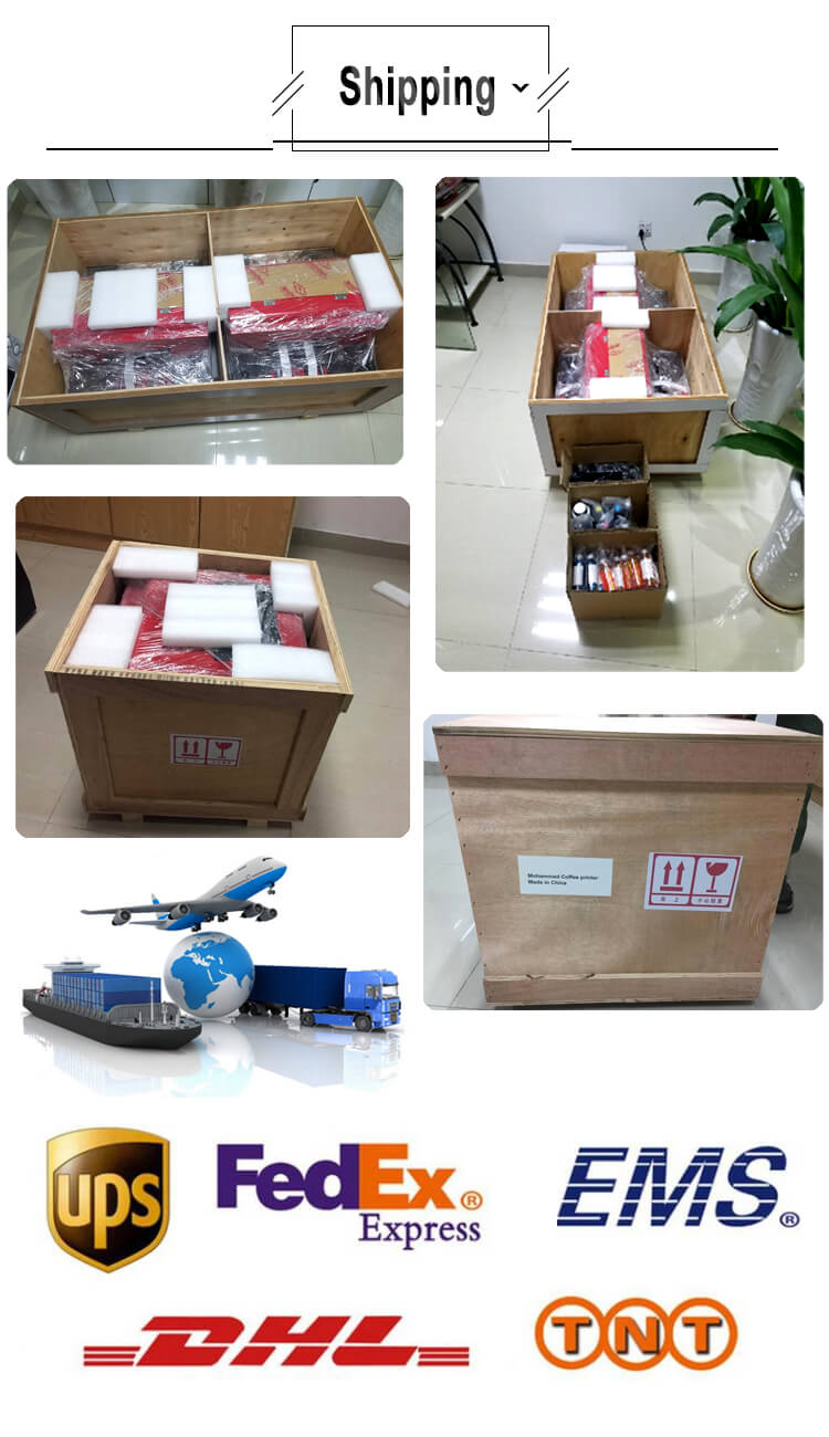 food grade printing machine packing and shipping
