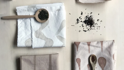 recycle used tea leaves for dyeing clothes | Life of Cha