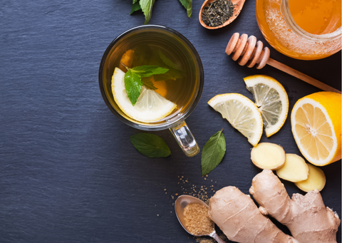 black tea with ginger and lemon recipe