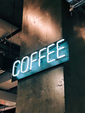 coffee neon sign - chicory tea - best coffee alternative - life of cha