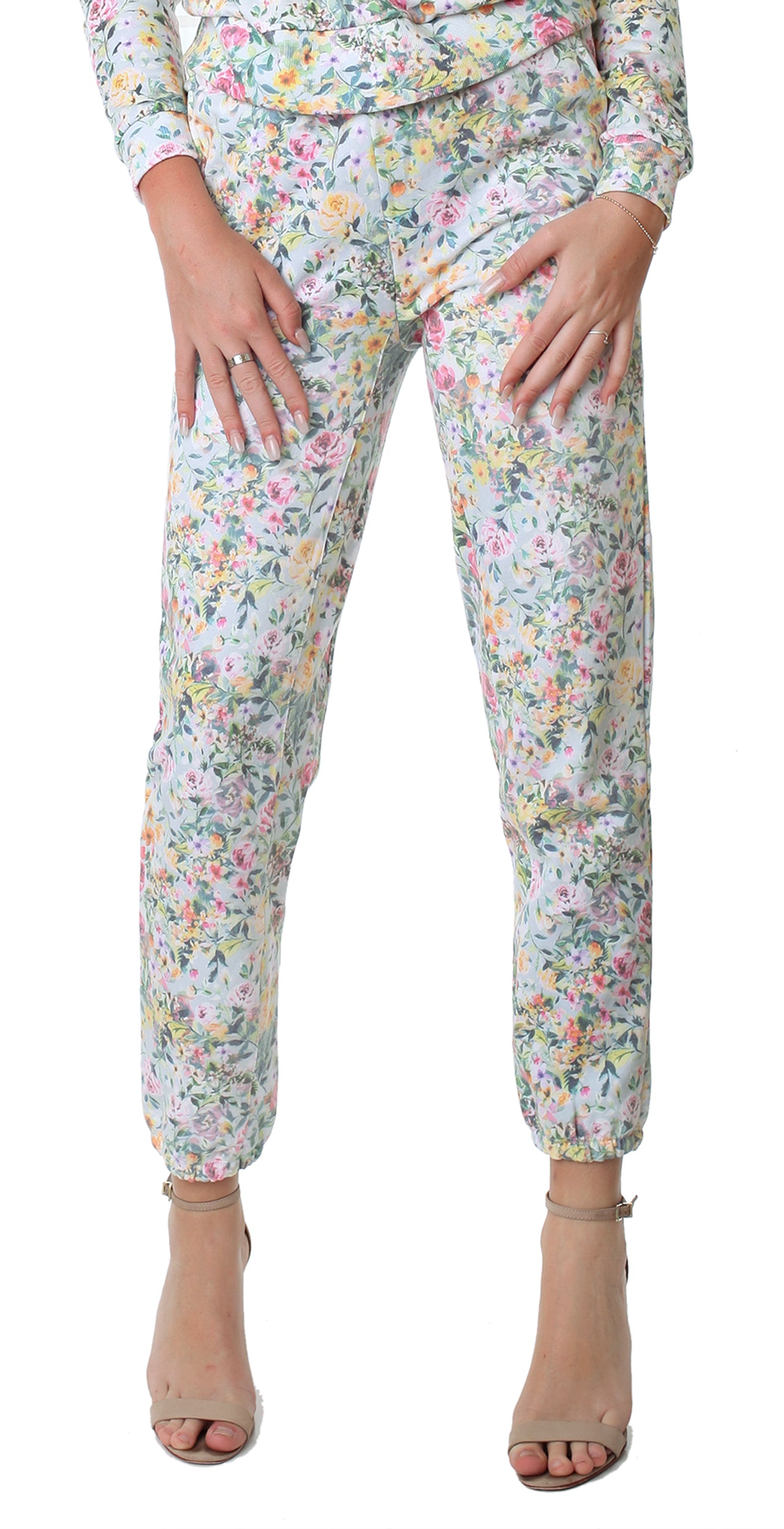 Sienna Sweatpants Grey Floral