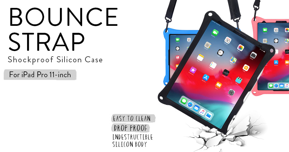 Cooper Bounce Strap for iPad Pro 11 - a rugged, shockproof case from silicone
