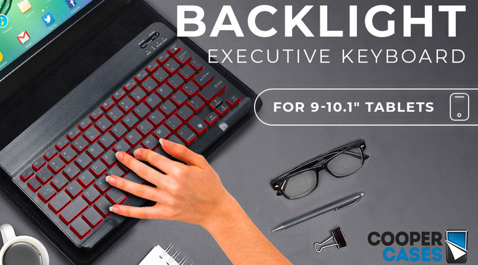 Cooper Backlight Executive keyboard tablet case