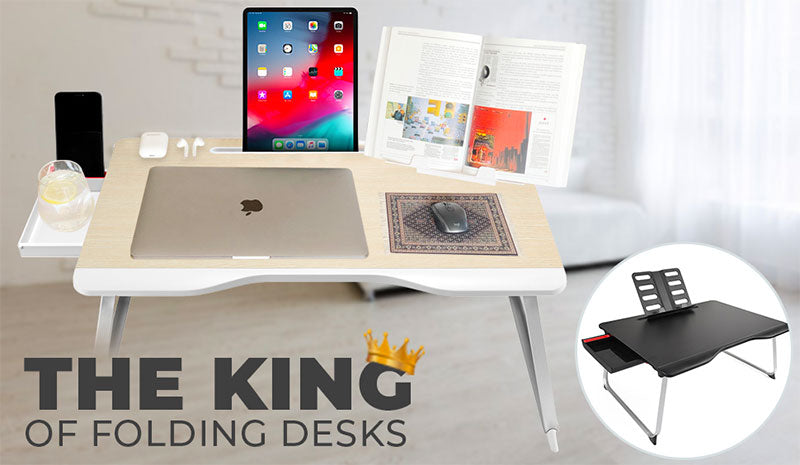 The Cooper Mega Table folding desk for home and office