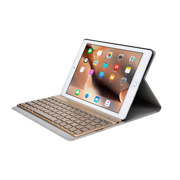 Cooper Aurora Folio LED 7 Color Backlight Keyboard case for Apple iPad ...