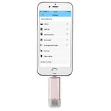 Snailink EZ-UData 16GB Portable Backup USB 3.0 Flash Drive for Apple iPads and iPhones with Lightning Connector