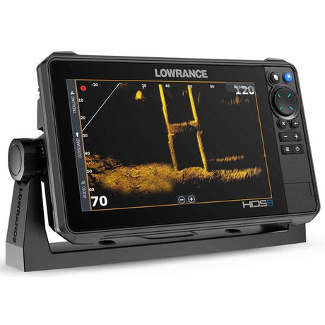 MARINE LOWRANCE GPS AND COM SYSTEM PLUS FISH FINDER (AS FOUND, NO CABLES)