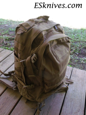 Survival prep canvas 3 day pack