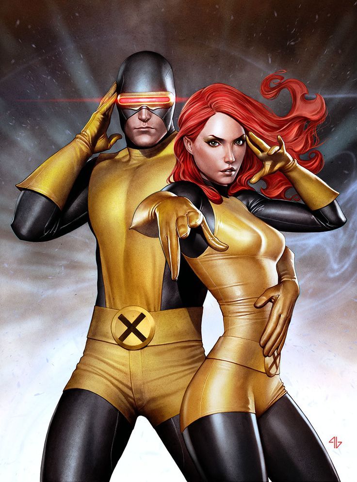 Cyclops and Phoenix Xmen