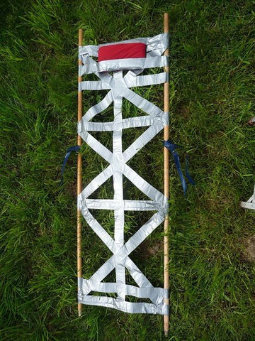 Duct Tape Survival Emergency Stretcher