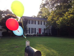 Suburban house party - balloons