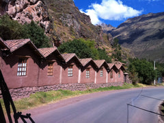 Peru - Row of houses in mountains