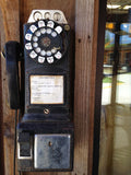 Antique Pay Phone royalty free stock photo