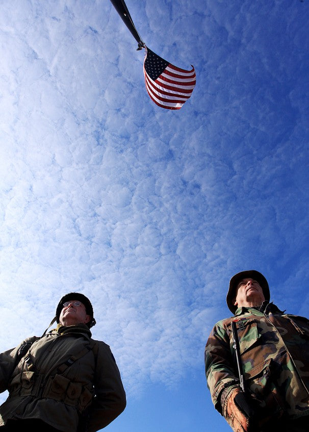 Honoring Veterans Day Flag