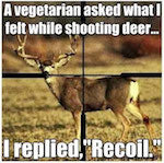 Hunting Humor vegetarian question