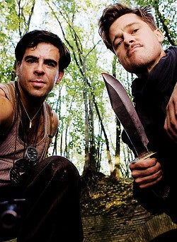 Inglorious Bastards Brad Pitt Knife Picture