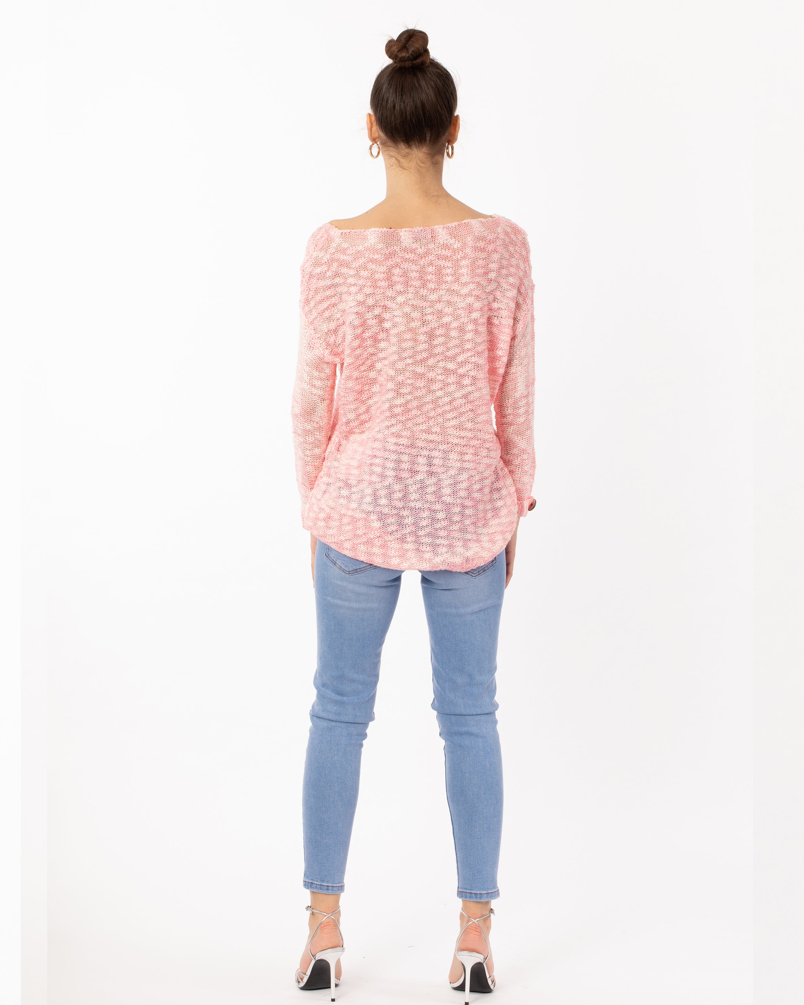 Pink color Jumper Top with Front Pocket