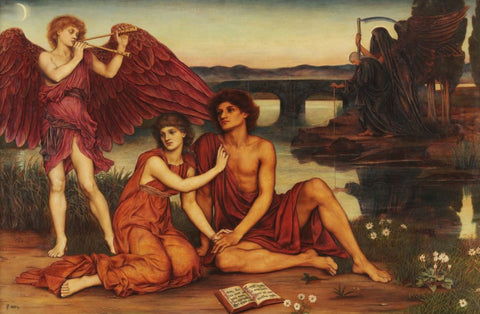 Love’s Passing (1883), oil on canvas, by Evelyn De Morgan