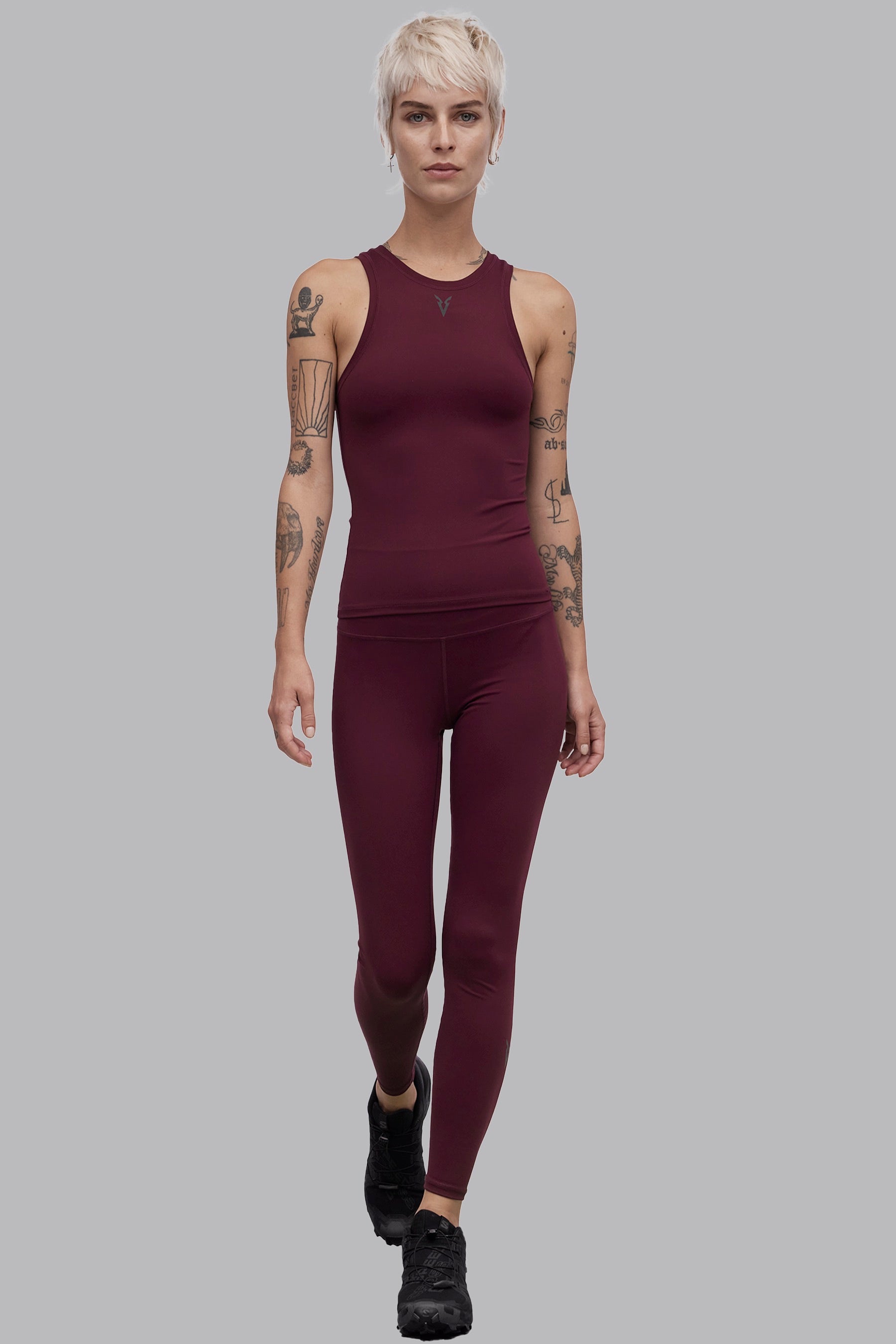 Signature Tank - Burgundy