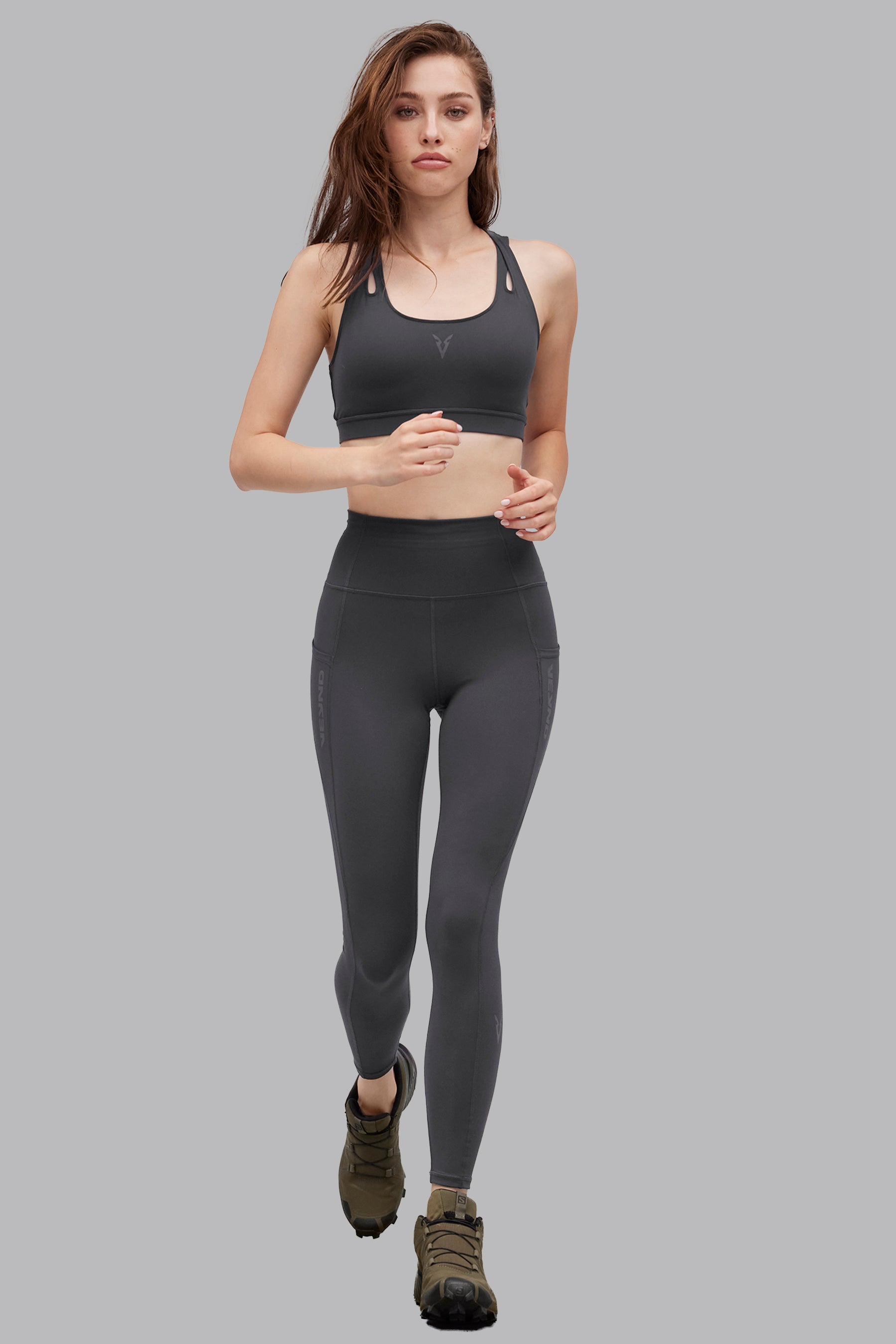 Pocket Leggings - Dark Gray