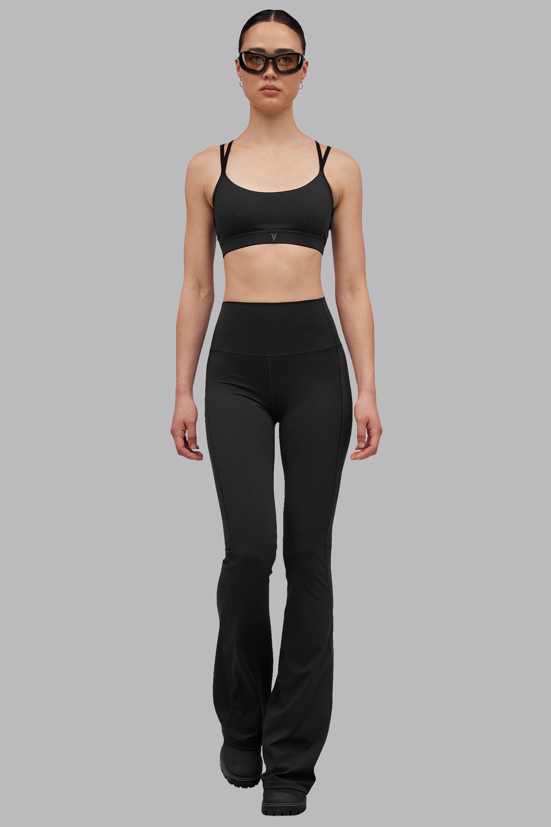 Signature Flared Leggings - Black