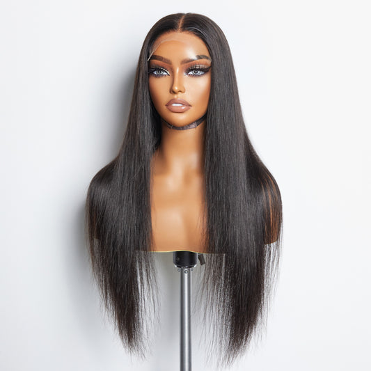 TedHair 5x5 HD Glueless Lace Closure Wig Straight 150% Density