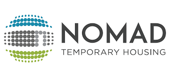 Logo for Nomad Temporary Housing, a platform that connects remote workers to temporary accommodations