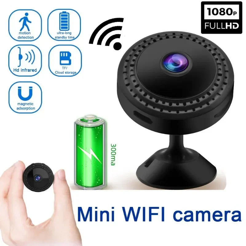 Mini Camera 1080P WiFi Smart Home Security Night Vision Motion Detection Webcam Micro Secret Surveillance Video Recorder Monitor