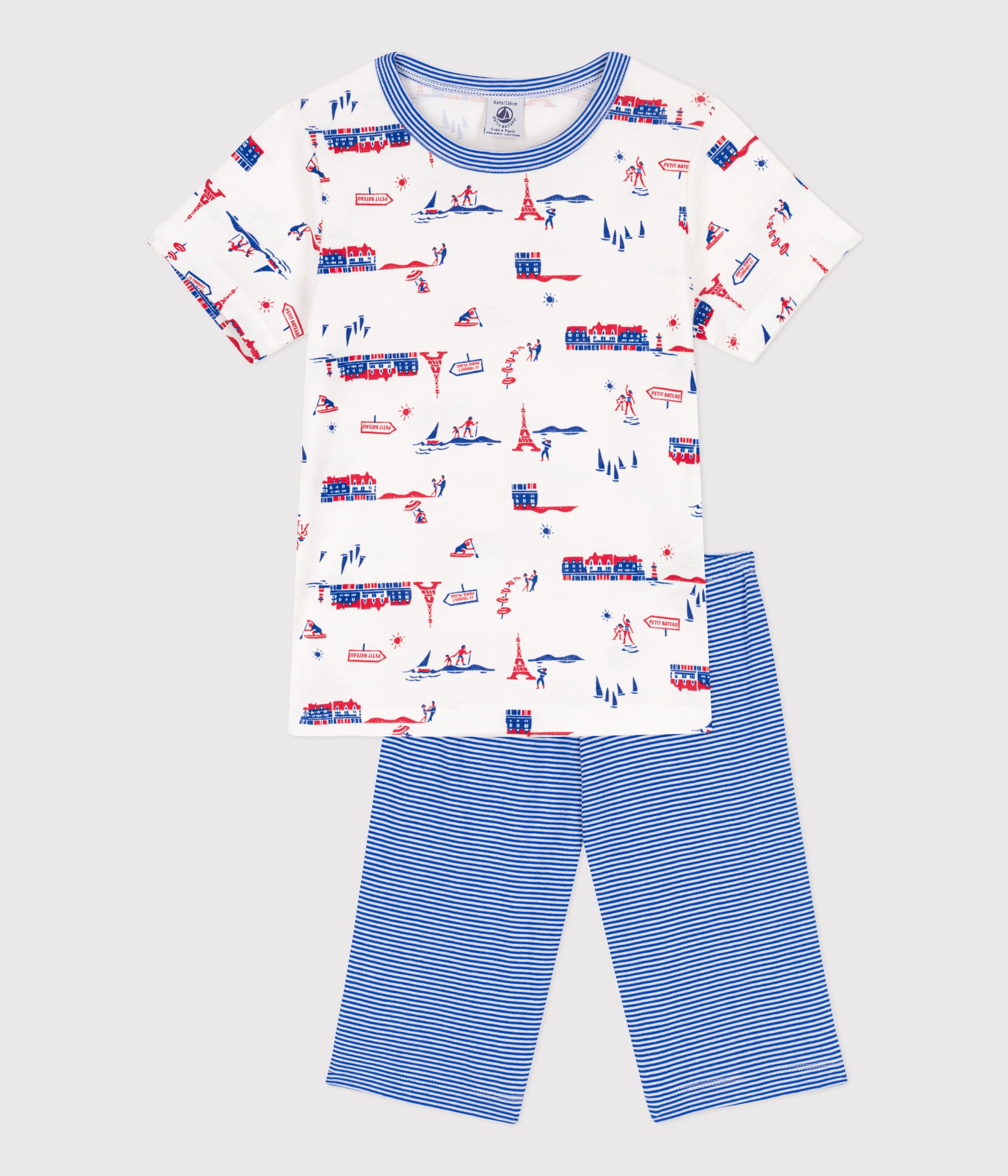 プリント半袖パジャマ | ベビー服・子供服通販のPETTIT BATEAU【公式】