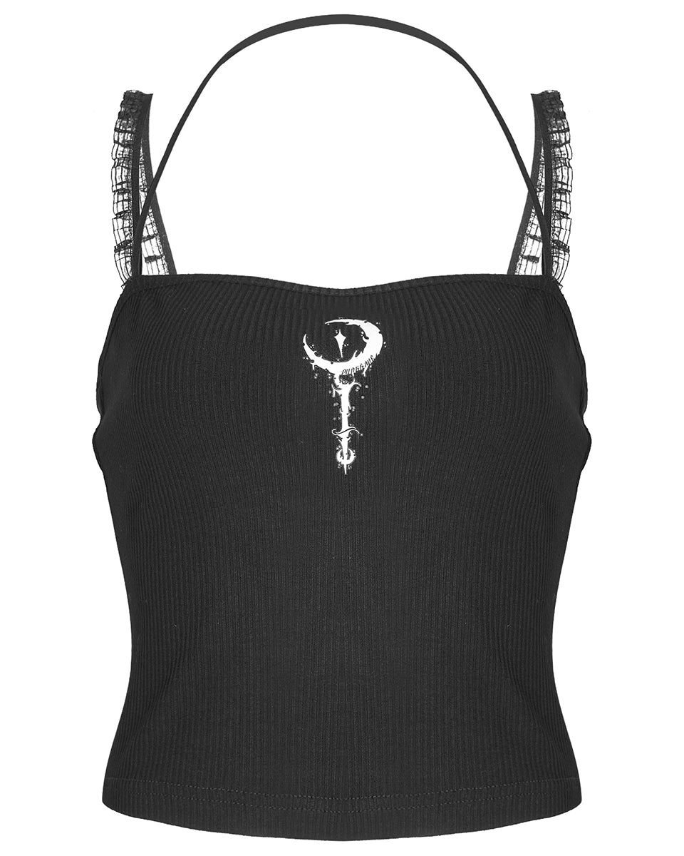 OPT-625 Daily Life Impaling Moonlight Gothic Tank Top Vest