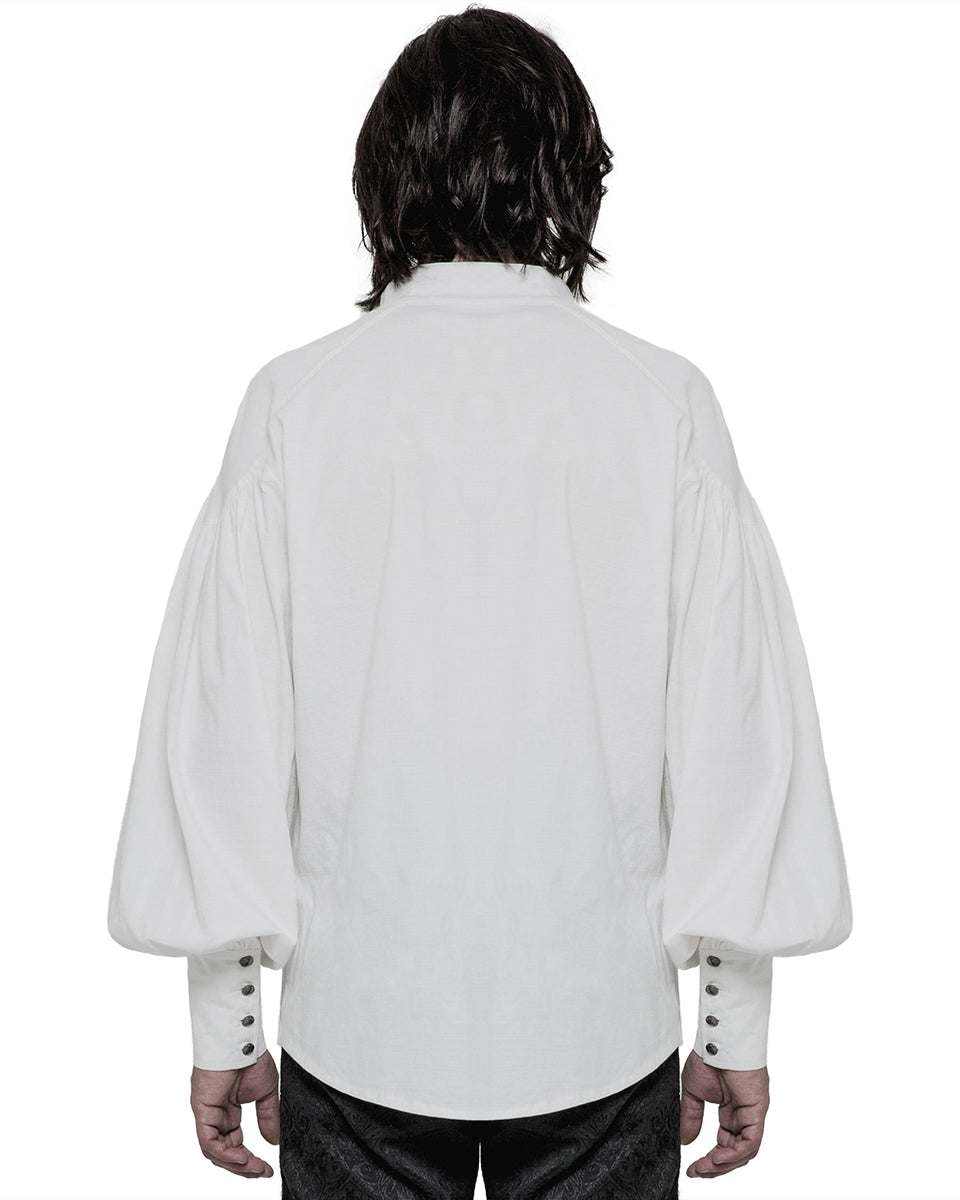 Y-848 Elspeth Pirate Shirt - White