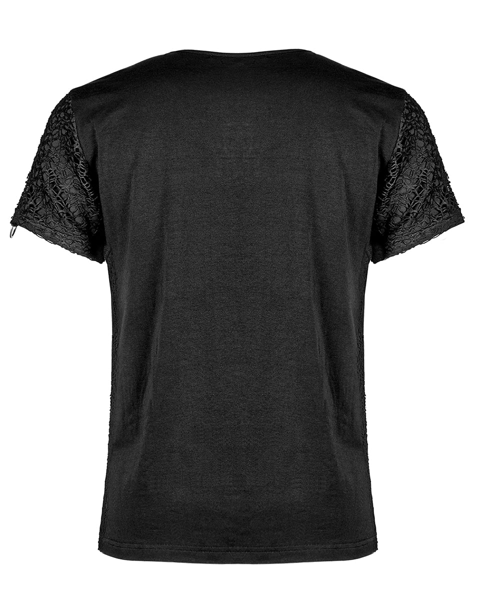 WT-704 Mens Apocalyptic Punk Mesh Tee