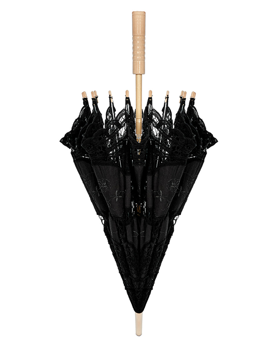 WS-549 Gothic Lolita Embroidered Lace Parasol