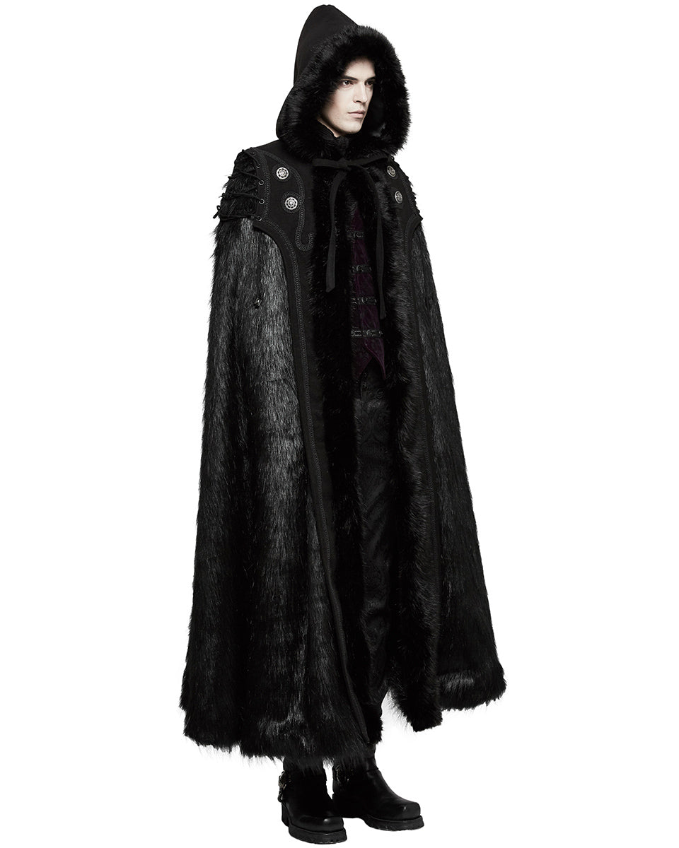 Y-803 Castle Black Mens Cloak