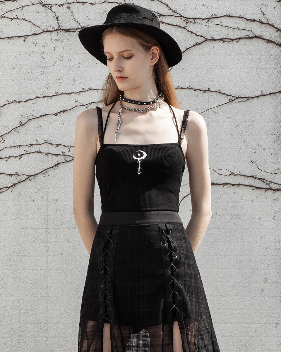 OPT-625 Daily Life Impaling Moonlight Gothic Tank Top Vest