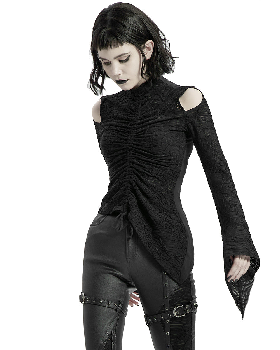 WT-671 Diaboliste Womens Dark Punk Top