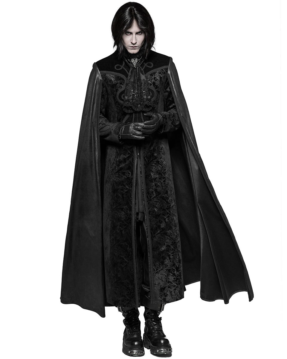 Y-934 Mordecai Mens Gothic Cloak Coat