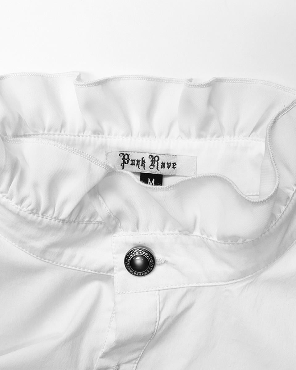 WY-1320 Mens Gothic Aristocrat Shirt - White