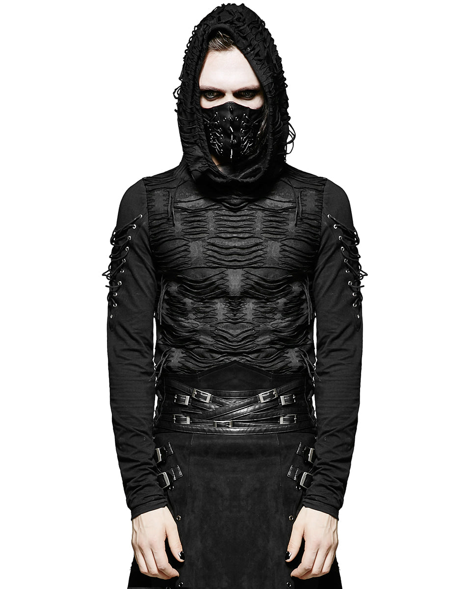 T-438 Decay Dieselpunk Hoodie Top