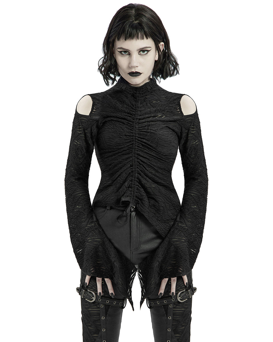 WT-671 Diaboliste Womens Dark Punk Top