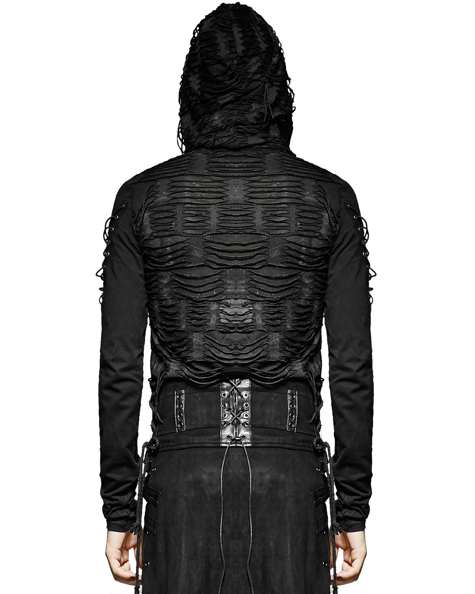 T-438 Decay Dieselpunk Hoodie Top