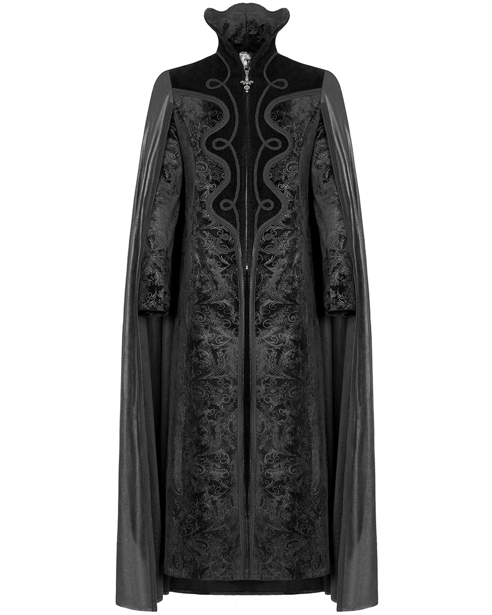 Y-934 Mordecai Mens Gothic Cloak Coat